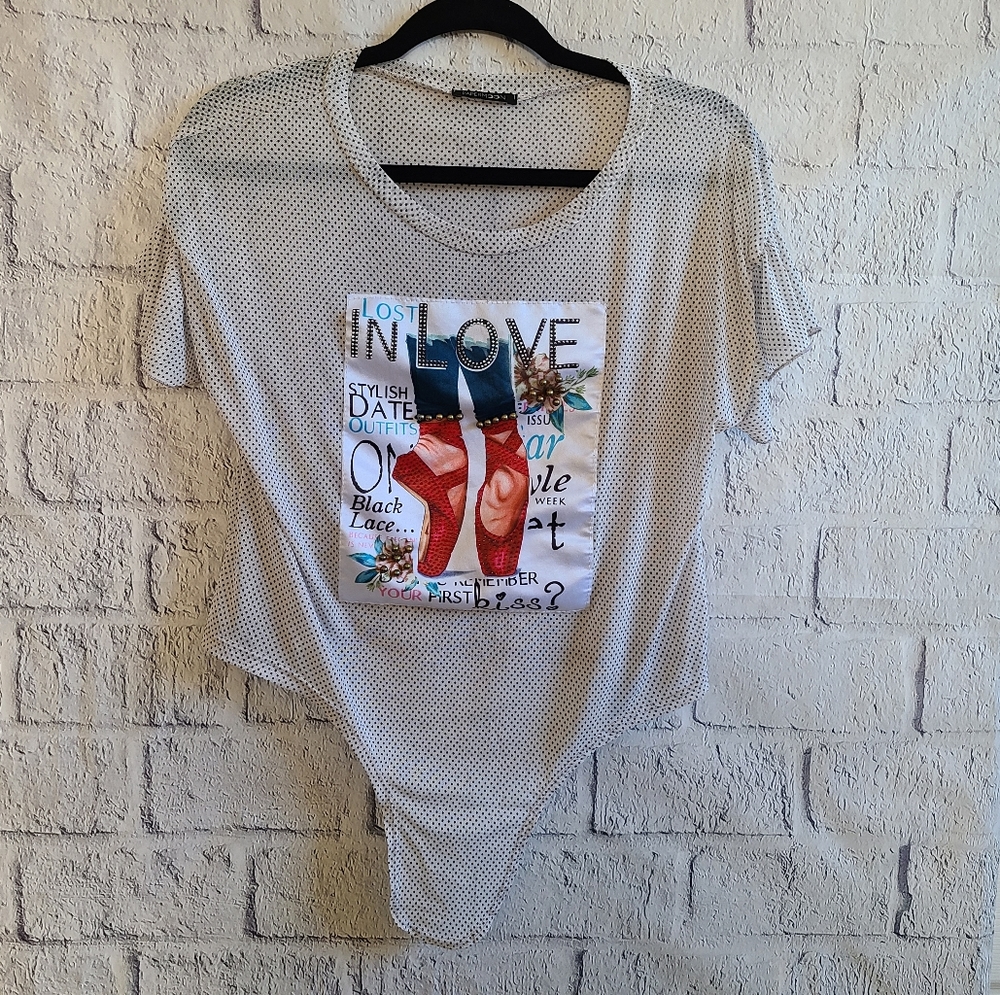 💙‎ Papermoon Lost In Love Tie Sheer Blouse
